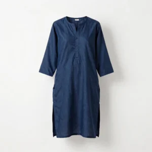 Indigo Cotton Kurta